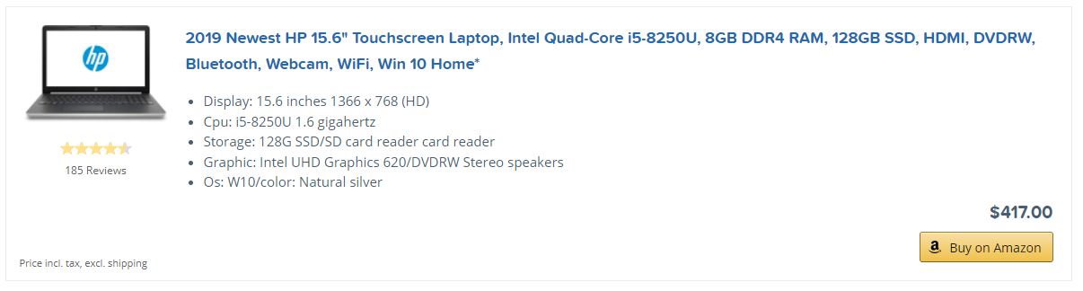 aawp product box