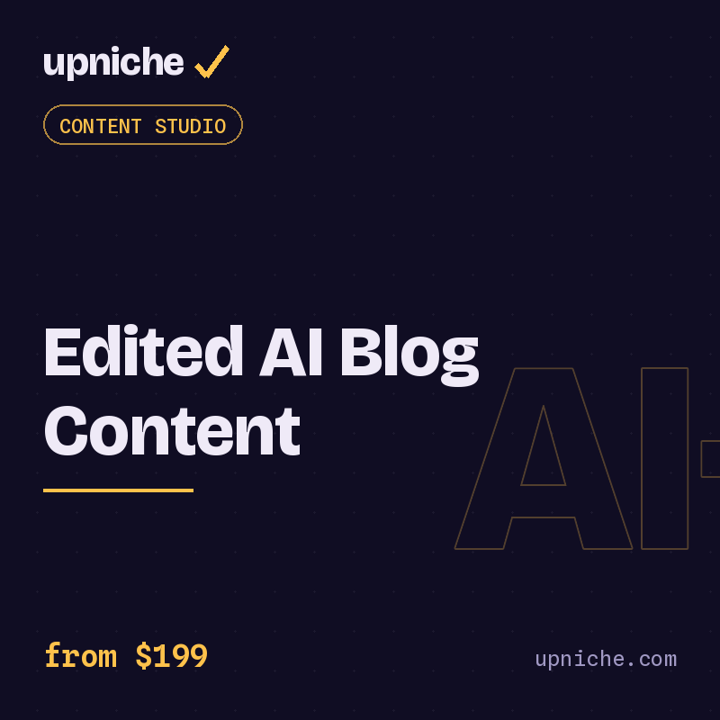 Edited AI Blog Content Service- Indexing Guaranteed
