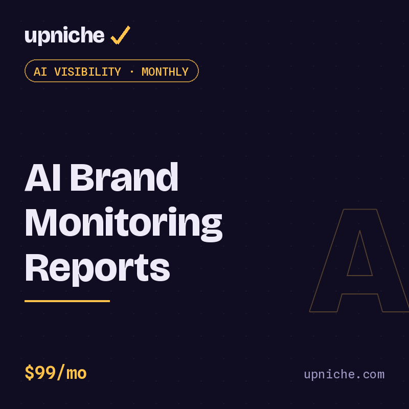 AI Brand Monitoring - Monthly Reports