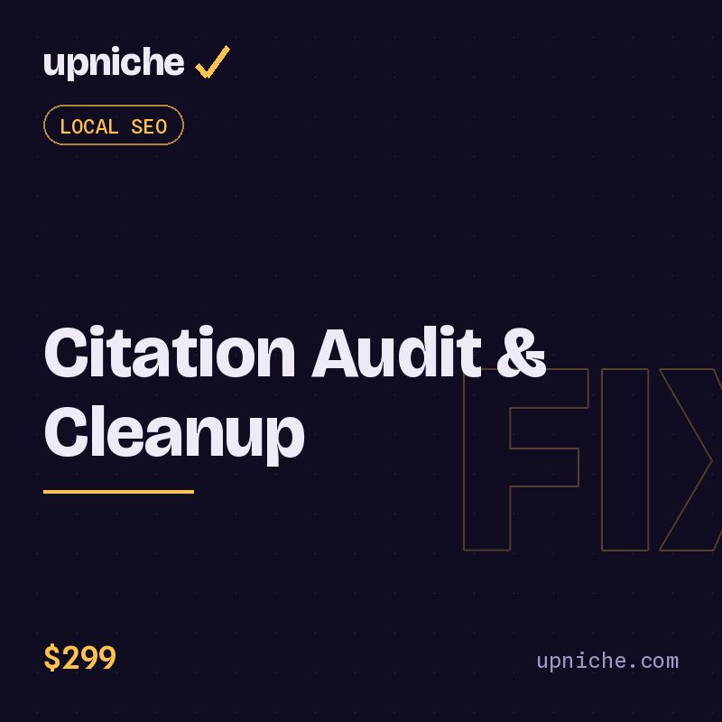 Citation Audit & Cleanup Service