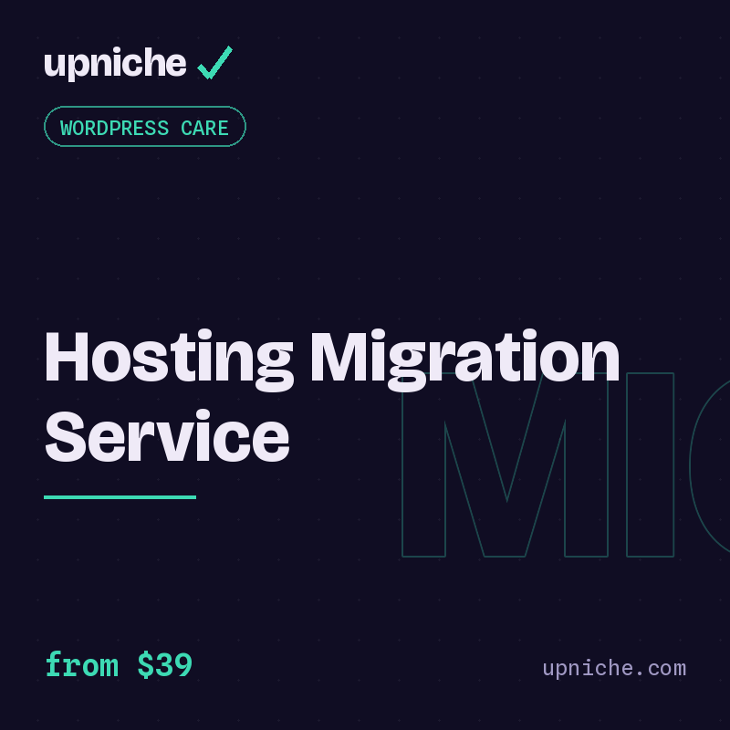 WordPress Website Hosting Migration Service