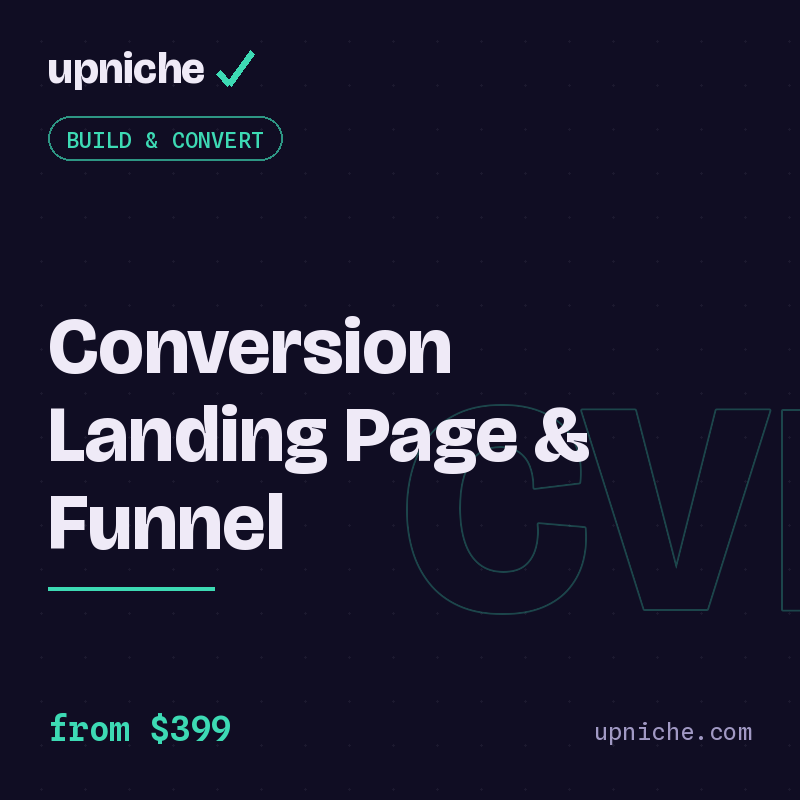 Conversion Landing Page & Funnel Build