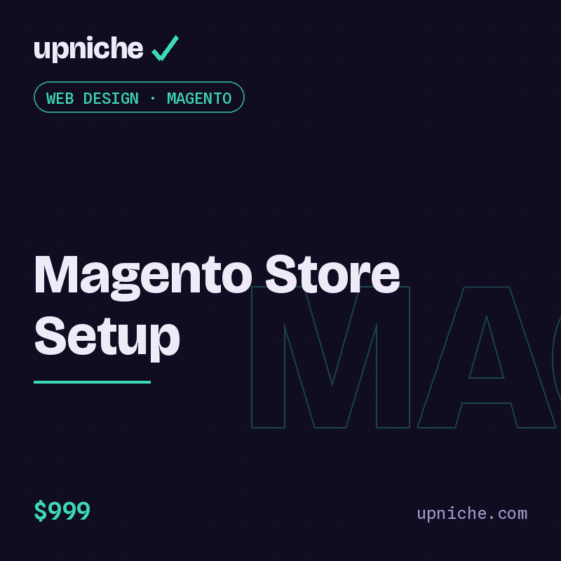 Magento Ecommerce Website Setup Service