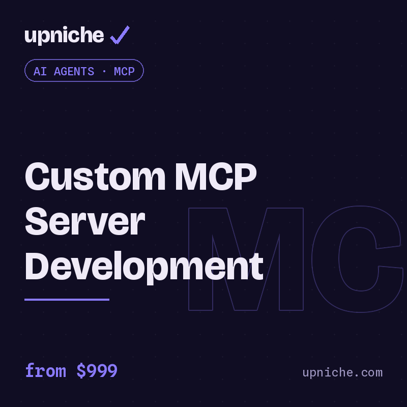 Custom MCP Server Development (Claude / ChatGPT / AI Agents)
