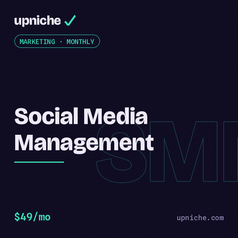Social Media Management Monthly