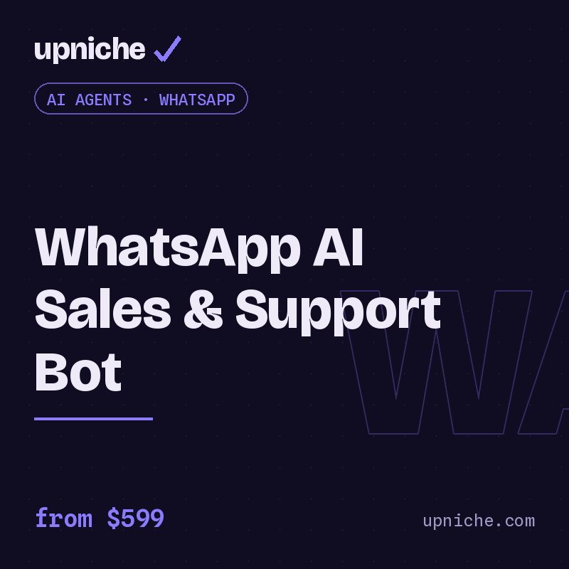 WhatsApp AI Sales & Support Bot Setup