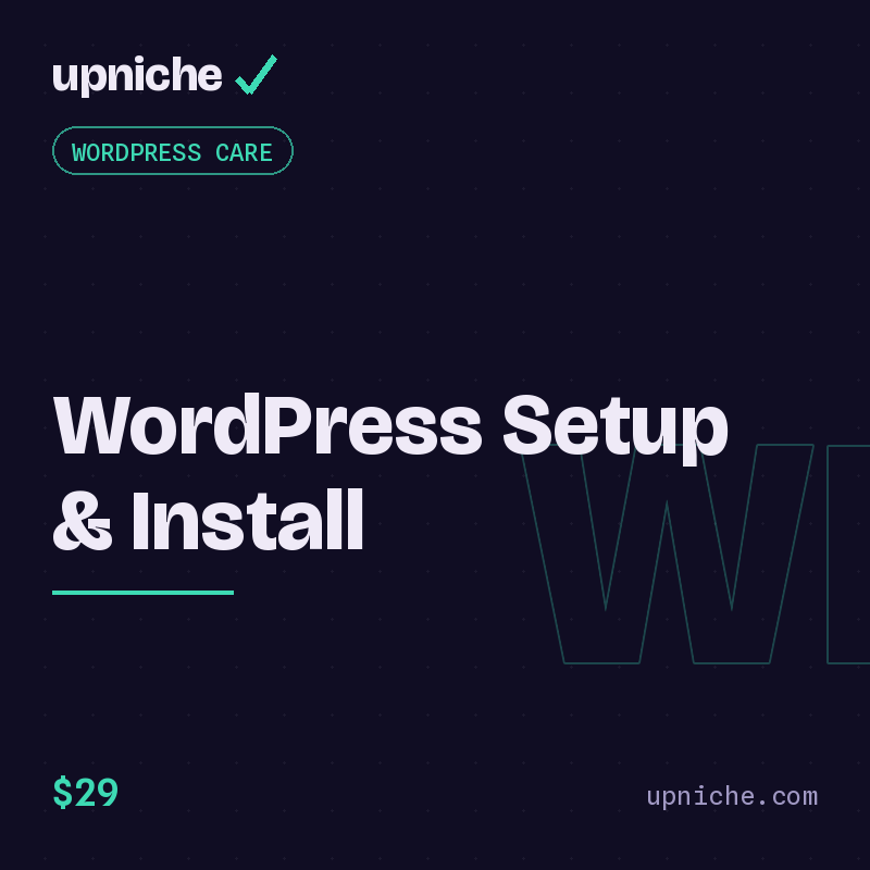 Wordpress Setup Service