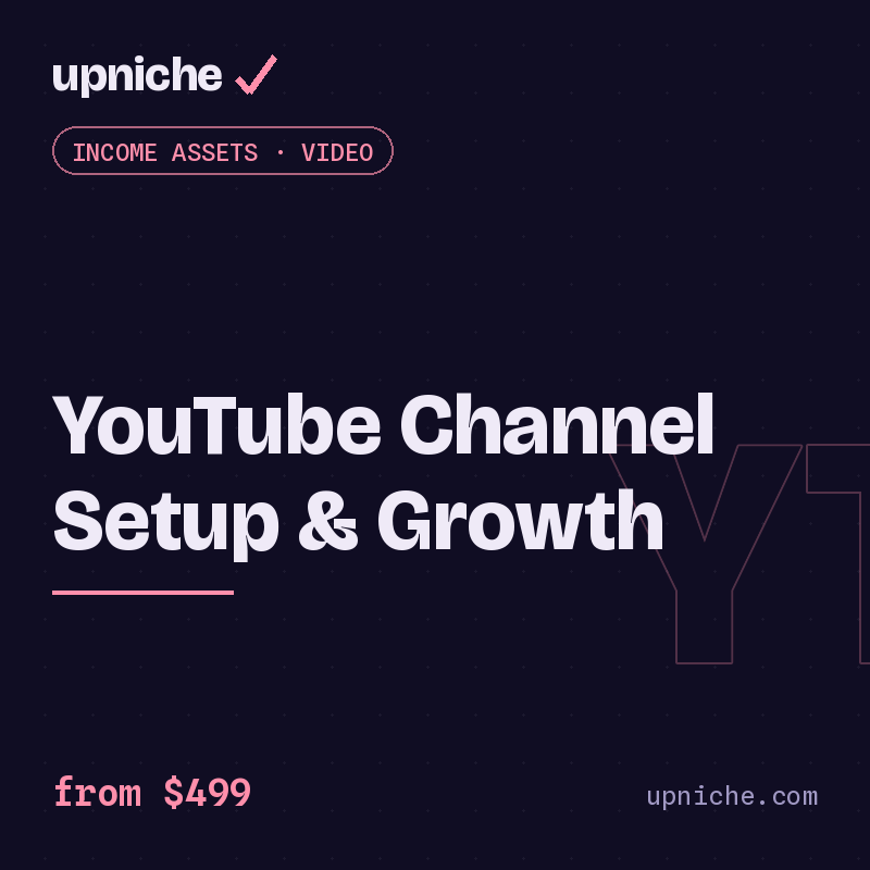 YouTube Channel Setup & Growth Package